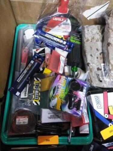 DESCRIPTION: (1) TUB OF MISC HAND TOOLS BRAND/MODEL: MANY INFORMATION: MUST COME INSPECT QTY: 1