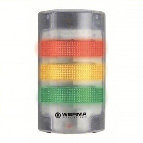 DESCRIPTION: (3) TOWER LIGHT ASSEMBLY BRAND/MODEL: WERMA #452R60 INFORMATION: RED GREEN AND YELLOW, FLASHING OR STEADY RETAIL$: $236.50 EA SIZE: LED Q