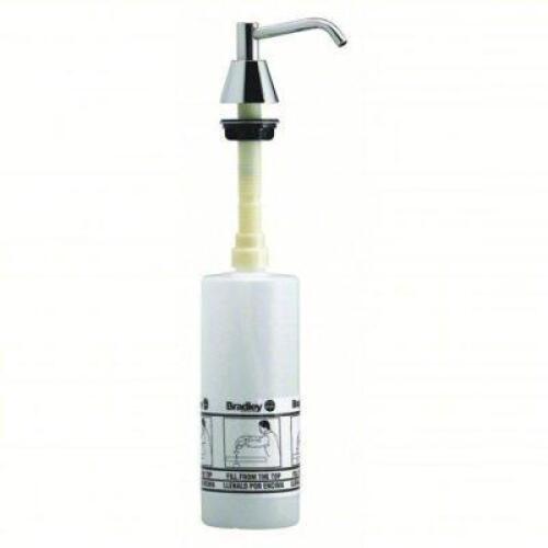 DESCRIPTION: (5) IN-SINK MOUNTED SOAP DISPENSER BRAND/MODEL: BRADLEY #39U155 INFORMATION: CHROME RETAIL$: $92.78 EA SIZE: 4" SPOUT, 32 OZ CAPACITY QTY