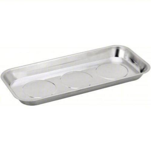 DESCRIPTION: (2) MAGNETIC TRAY BRAND/MODEL: WESTWARD #4YCK4 INFORMATION: STAINLESS STEEL RETAIL$: $36.77 EA SIZE: FERRITE, 14 IN OVERALL LG, 6 1/4 IN