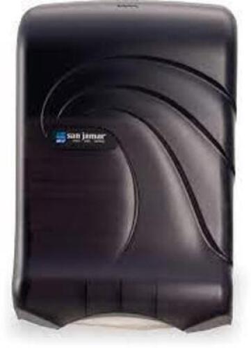 DESCRIPTION: (3) ULTRAFOLD LARGE CAPACITY PAPER TOWEL DISPENSER BRAND/MODEL: SAN JAMAR #T1790TBK INFORMATION: BLACK RETAIL$: $26.99 EA QTY: 3