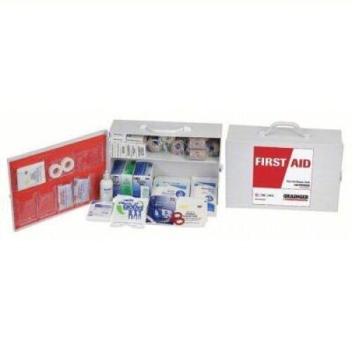 DESCRIPTION: (1) FIRST AID KIT BRAND/MODEL: 39N795 RETAIL$: $180.57 EA SIZE: 100 PERSON KIT QTY: 1
