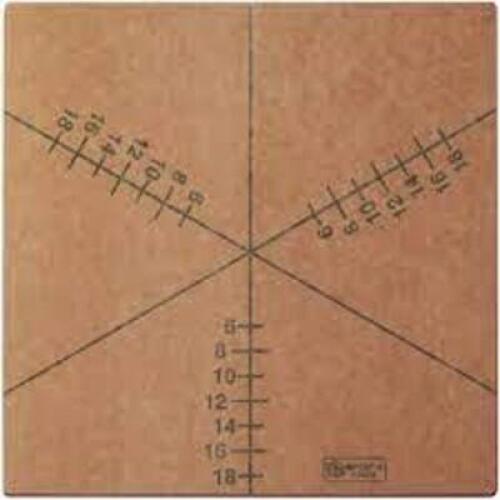 DESCRIPTION: (1) PIZZA SLICE CUTTING GUIDE BRAND/MODEL: AMERICAN METALCRAFT #MPCUT6 RETAIL$: $142.99 EA SIZE: 20" QTY: 1