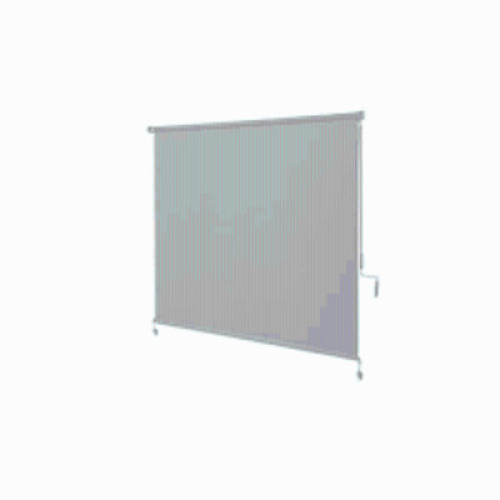 DESCRIPTION: (1) OUTDOOR ROLLER SHADE BRAND/MODEL: COOLAROO INFORMATION: WHITE RETAIL$: $166.00 EA SIZE: 8X8 QTY: 1