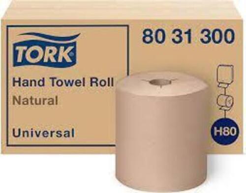 DESCRIPTION: (1) CASE OF (6) PAPERTOWEL ROLLS BRAND/MODEL: TORK #8031300 RETAIL$: $70.00 EA QTY: 1