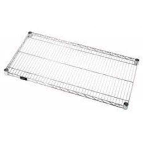 DESCRIPTION: (1) BOX OF (4) SHELVESBRAND/MODEL: QUANTUM STORAGE #1842CINFORMATION: CHROMERETAIL$: $68.50 EASIZE:&nbsp;18" x 42"QTY: 1
