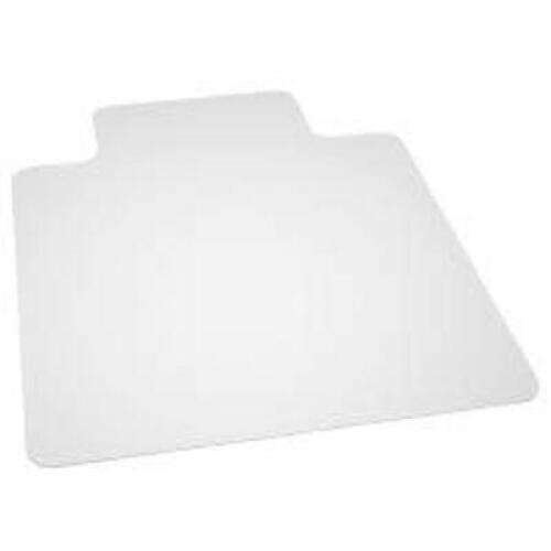 DESCRIPTION: (1) HARD FLOOR CHAIR MAT WITH LIP BRAND/MODEL: FLASH FURNITURE INFORMATION: WHITE RETAIL$: $41.86 EA QTY: 1