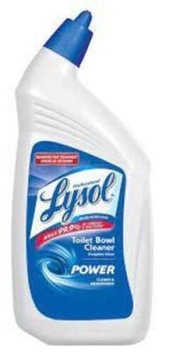 DESCRIPTION: (2) TOILET BOWL CLEANER BRAND/MODEL: LYSOL RETAIL$: $8.00 EA SIZE: 32 OZ QTY: 2