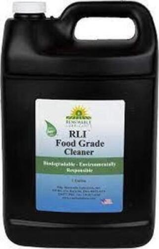 DESCRIPTION: (1) FOOD GRADE CLEANER BRAND/MODEL: RENEWABLE LUBRICANTS RETAIL$: $17.35 EA SIZE: 1 GALLON QTY: 1