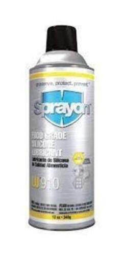 DESCRIPTION: (2) FOOD GRADE SILICONE LUBRICANT BRAND/MODEL: SPRAYON LU910 RETAIL$: $8.11 EA SIZE: 12 OZ QTY: 2