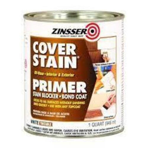 DESCRIPTION: (1) COVER STAIN PRIMER BRAND/MODEL: ZINSSER INFORMATION: WHITE RETAIL$: $18.98 EA SIZE: 1 GALLON QTY: 1