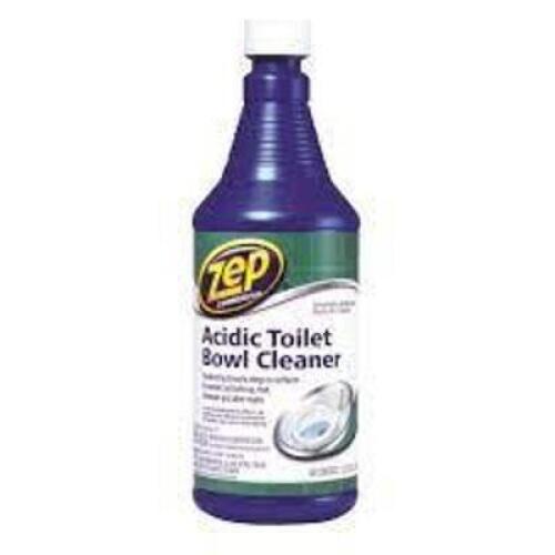 DESCRIPTION: (4) ACIDIC TOILET BOWL CLEANER BRAND/MODEL: ZEP COMMERCIAL RETAIL$: $18.45 EA QTY: 4