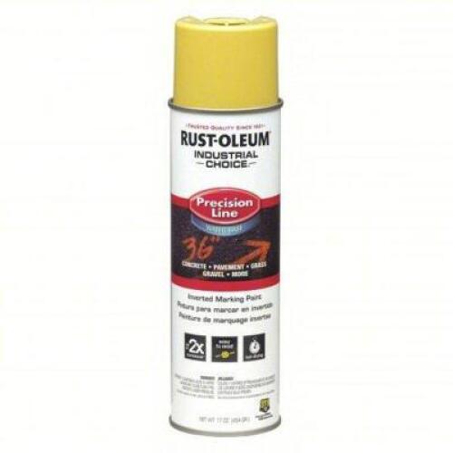 DESCRIPTION: (6) INVERTED LINE MARKING PAINT BRAND/MODEL: RUST-OLEUM #6KP36 INFORMATION: YELLOW RETAIL$: $12.54 EA SIZE: 20 OZ QTY: 6