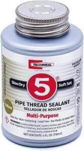 DESCRIPTION: (3) PIPE THREAD SEALANT BRAND/MODEL: RECTORSEAL RETAIL$: $8.67 EA SIZE: 4 FL OZ QTY: 3
