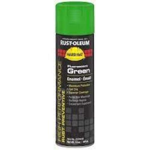 DESCRIPTION: (1) HIGH PERFROMANCE RUST PREVENTIVE BRAND/MODEL: RUST-OLEUM #2233838 INFORMATION: FLUORESCENT GREEN RETAIL$: $17.69 EA SIZE: 15 OZ QTY: