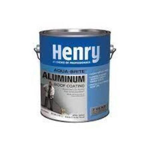 DESCRIPTION: (1) AQUA-BRITE ALUMINUM ROOF COATING BRAND/MODEL: HENRY RETAIL$: $180.00 EA SIZE: 5 GALLON QTY: 1
