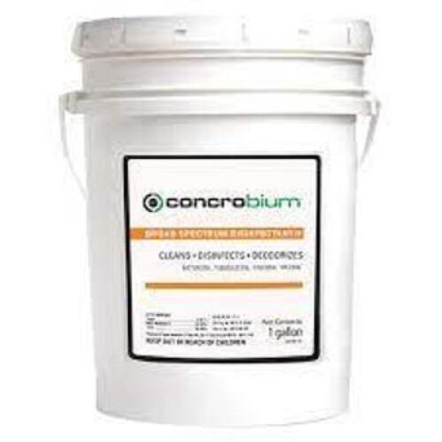 DESCRIPTION: (1) BUCKET OF BROAD SPECTRUM DISINFECTANT BRAND/MODEL: CONCROBIUM #44ZA20 RETAIL$: $142.00 EA SIZE: 5 GALLON QTY: 1