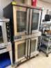 DESCRIPTION: DUKE DOUBLE STACK ELECTRIC CONVECTION OVEN. BRAND / MODEL: DUKE E101-E ADDITIONAL INFORMATION 208 VOLT, 3 PHASE. SN# 20-JHJB-0029 LOCATIO - 2