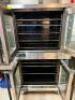 DESCRIPTION: DUKE DOUBLE STACK ELECTRIC CONVECTION OVEN. BRAND / MODEL: DUKE E101-E ADDITIONAL INFORMATION 208 VOLT, 3 PHASE. SN# 20-JHJB-0029 LOCATIO - 3