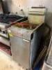 DESCRIPTION: VULCAN 40 LB. GAS DEEP FRYER. BRAND / MODEL: LG400 ADDITIONAL INFORMATION NATURAL GAS, 120,000 BTU. COMES W/ (2) BASKETS AND (1) STAINLES - 4