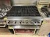 DESCRIPTION: GARLAND 36" RADIANT CHARBROILER BRAND / MODEL: GARLAND ADDITIONAL INFORMATION NATURAL GAS, 120,000 BTU. COMES W/ (2) BASKETS AND (1) STAI - 3