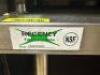 DESCRIPTION: 36" LOW BOY STAINLESS EQUIPMENT STAND W/ BACK AND SIDE SPLASHES BRAND / MODEL: REGENCY ADDITIONAL INFORMATION CONTENTS ARE NOT INCLUDED. - 3