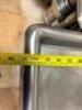 DESCRIPTION: 100" X 36" THREE WELL STAINLESS POT SINK W/ LEFT AND RIGHT DRY BOARDS. ADDITIONAL INFORMATION COMES W/ SPRAYER NOZZLE. SIZE 100" X 36" LO - 4
