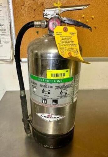 DESCRIPTION: WET CHEMICAL FIRE EXTINGUISHER BRAND / MODEL: AMEREX B260 ADDITIONAL INFORMATION 2021 CHARGE LOCATION: KITCHEN QTY: 1