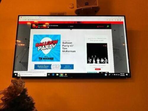 DESCRIPTION: 80" RCA LCD FLAT SCREEN TV W/ WALL MOUNT BRAND / MODEL: RCA SIZE 80" LOCATION: MAIN HALL QTY: 1