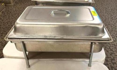 DESCRIPTION: STAINLESS CHAFING DISH LOCATION: MAIN HALL QTY: 1