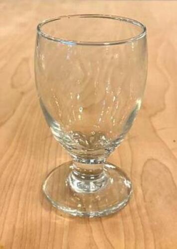 DESCRIPTION: (25) GOBLET GLASSES LOCATION: MAIN HALL QTY: 25