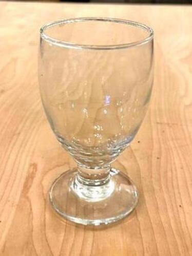DESCRIPTION: (25) GOBLET GLASSES LOCATION: MAIN HALL QTY: 25