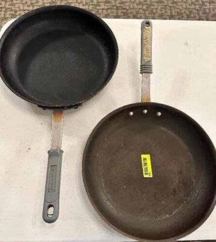 DESCRIPTION: (2) ASSORTED SKILLETS LOCATION: MAIN HALL THIS LOT IS: SOLD BY THE PIECE QTY: 2