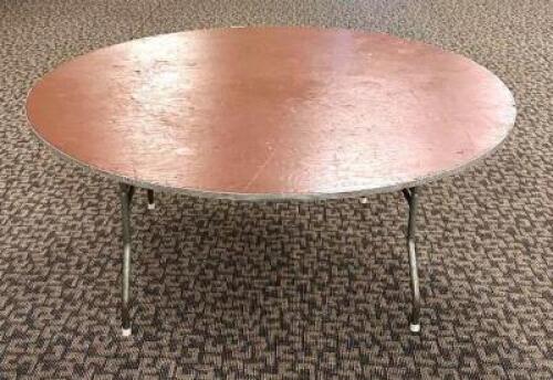 DESCRIPTION: 66" BANQUET TABLE LOCATION: MAIN HALL QTY: 1