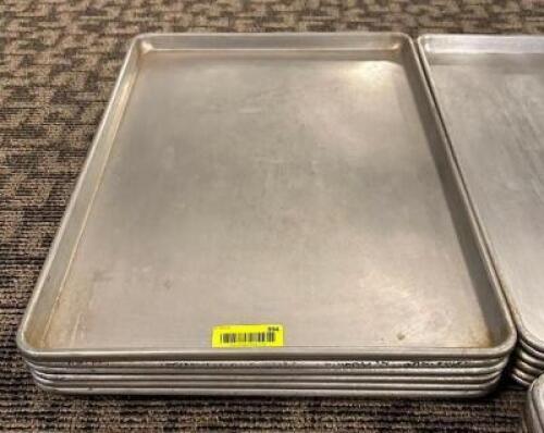 DESCRIPTION: (6) FULL SIZE SHEET PANS LOCATION: MAIN HALL QTY: 6