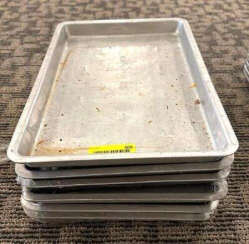 DESCRIPTION: (6) BAKING PANS SIZE: 16"X11" LOCATION: MAIN HALL QTY: 6