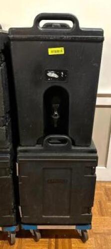 DESCRIPTION: INSULATED PAN CARRIER AND BEVERAGE DISPENSER WITH DOLLY BRAND/MODEL: CARLISLE LOCATION: MAIN HALL QTY: 2