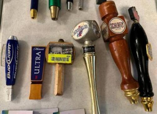DESCRIPTION: (6) ASSORTED TAP HANDLES LOCATION: MAIN HALL THIS LOT IS: SOLD BY THE PIECE QTY: 6