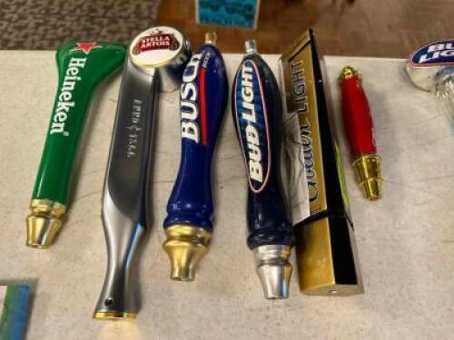 DESCRIPTION: (6) ASSORTED TAP HANDLES LOCATION: MAIN HALL THIS LOT IS: SOLD BY THE PIECE QTY: 6