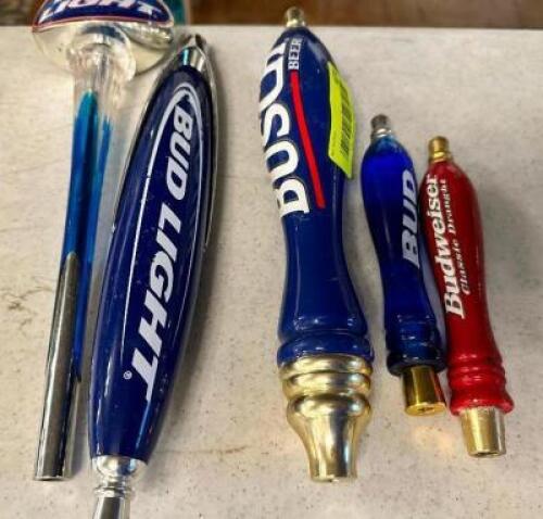 DESCRIPTION: (5) ASSORTED TAP HANDLES LOCATION: MAIN HALL THIS LOT IS: SOLD BY THE PIECE QTY: 5