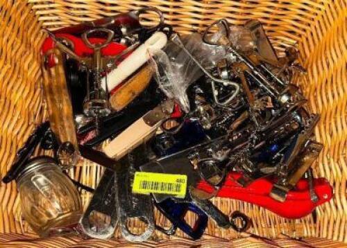 DESCRIPTION: (1) LOT OF ASSORTED WING STYLE OPENERS LOCATION: MAIN HALL THIS LOT IS: ONE MONEY QTY: 1