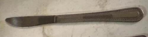 DESCRIPTION: (50) STAINLESS KNIVES LOCATION: MAIN HALL THIS LOT IS: SOLD BY THE PIECE QTY: 50