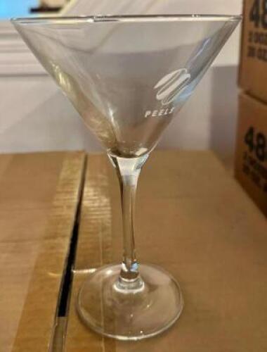 DESCRIPTION: (24) MARTINI GLASSES LOCATION: MAIN HALL THIS LOT IS: SOLD BY THE PIECE QTY: 24