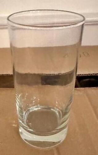DESCRIPTION: (72) LIBBEY 12 OZ GLASSES BRAND / MODEL: LIBBEY 159 LOCATION: MAIN HALL THIS LOT IS: SOLD BY THE PIECE QTY: 72