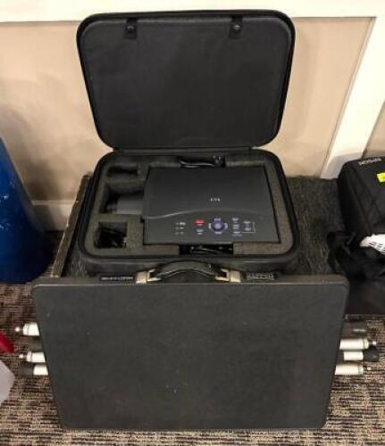 DESCRIPTION: LCD PROJECTOR WITH CASE AND ACCESSORIES BRAND/MODEL: CTX EZPRO 680 LOCATION: MAIN HALL QTY: 1