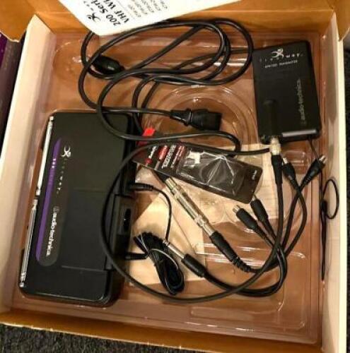 DESCRIPTION: FREE WAY VHF WIRELESS SYSTEM BRAND/MODEL: AUDIO-TECHNICA LOCATION: MAIN HALL QTY: 1