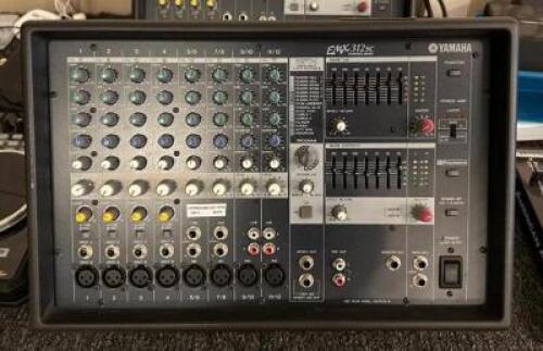 DESCRIPTION: YAMAHA EMX 312SC POWERED MIXER LOCATION: MAIN HALL QTY: 1