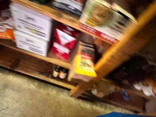 DESCRIPTION: CONTENTS OF SHELF - ASSORTED FOOD PRODUCT LOCATION: KITCHEN THIS LOT IS: ONE MONEY QTY: 1