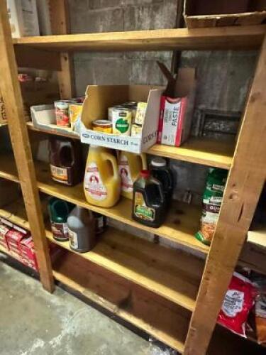 CONTENTS OF SHELF - ASSORTED FOOD PRODUCT
