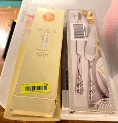 DESCRIPTION: (4) BOXES OF CAKE SERVING SETS LOCATION: MAIN HALL QTY: 1